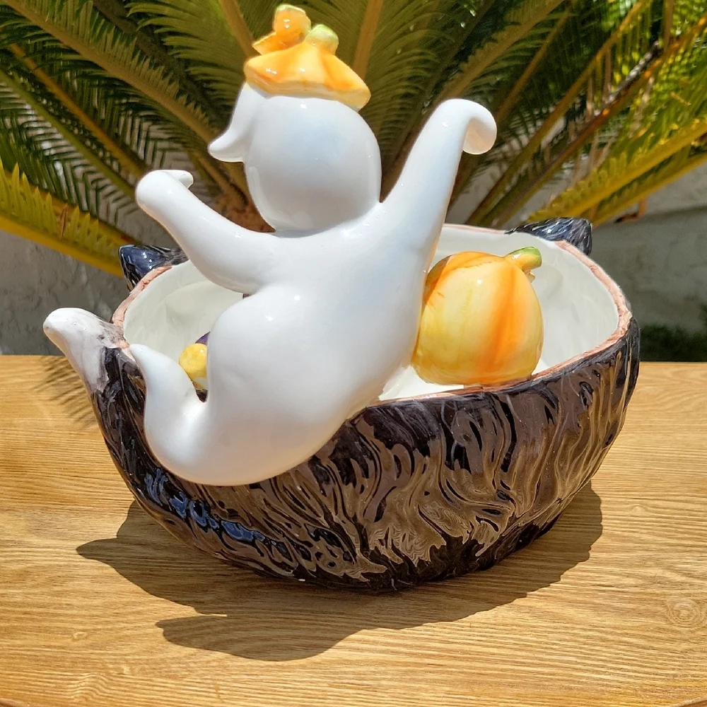 Halloween Cat Bowl